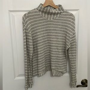 Anthropologie Cowl Neck women’s striped Sweater